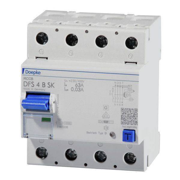 DOEP Fi-Schutzsch. DFS4-040-4/0,03-BSK Allstromsensitiv 230/400V 09134998 Install.Baumaterial