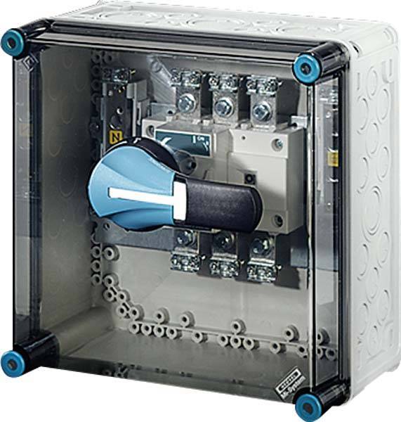 HENS Lastsch-GehÃ¤use 160A 3POL. MI7256 +Pe+N metrische VorprÃ¤gung Install.Baumaterial