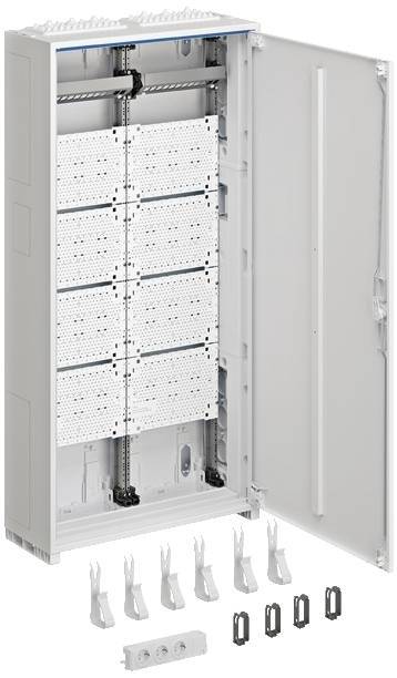 Hager Komplettschrank Multimedia ZB32NW universZ 1100mm 2feld SKII IP44 Install.Baumaterial