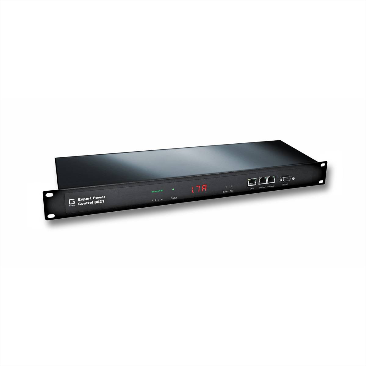 GUDE 8021-1 Expert Power Control 4x IEC C13, 2 Sensorports Steckdosenleisten IP Switch