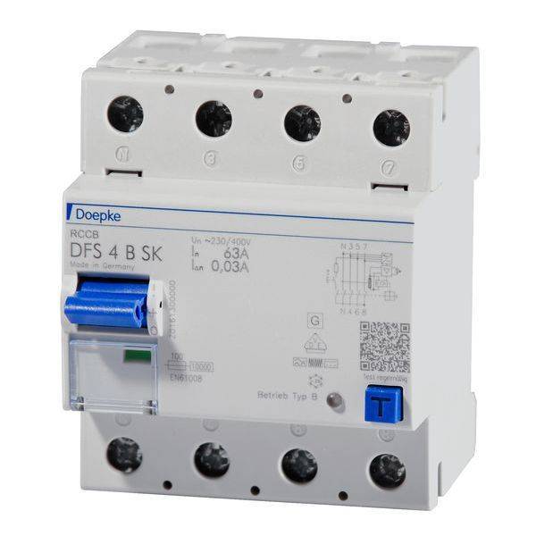 DOEP Fi-Schutzsch. DFS4-063-4/0,03-BSK Allstromsensitiv 230/400V 09144998 Install.Baumaterial