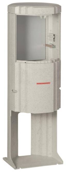 ABN FreiluftsÃ¤ule Rondo MP SL115P FB1,BH2,H=1150mm Einfachschliessung Install.Baumaterial