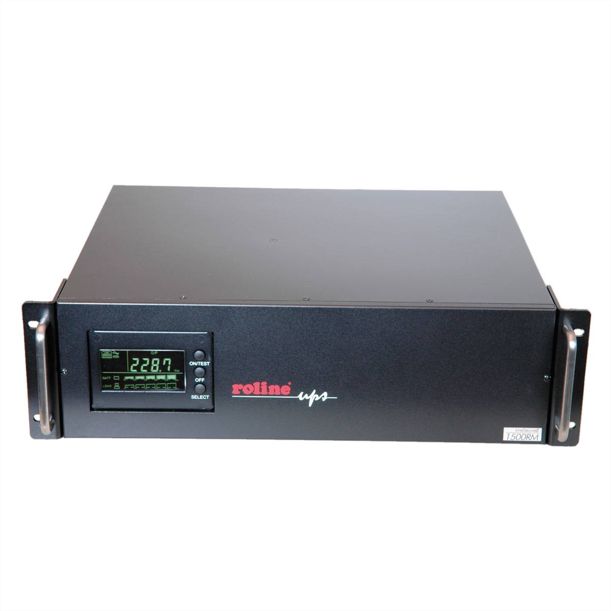 ROLINE LineSecure II 1500R - Line Interaktive USV, 19 Rackversion USV UPS Interactive, Rackmount