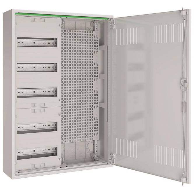 ABN Feldverteiler AP T:160mm ABNRM205M01 m.Lüftungstür 5 Reihen REG Mediafeld Install.Baumaterial