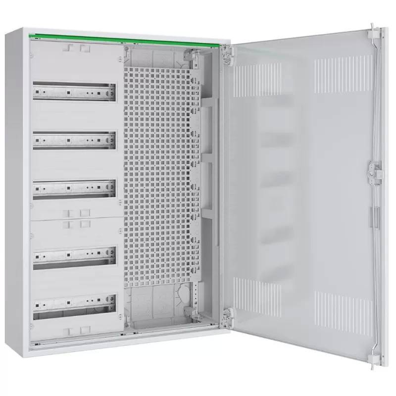 ABN Feldverteiler AP T:160mm ABNRM205M01 m.LÃ¼ftungstÃ¼r 5 Reihen REG Mediafeld Install.Baumaterial