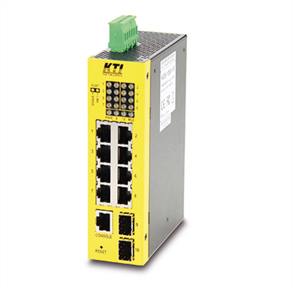 KTI KGS-1060-HP 10-Port Gigabit PoE Switch Industrie Industrial Networking Netzwerk-Switch