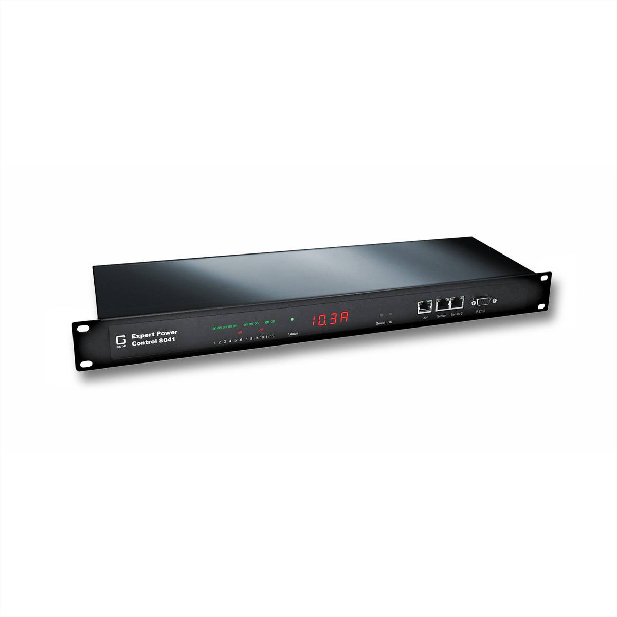 GUDE 8041-1 Expert Power Control 12x IEC C13, 2 Sensorports Steckdosenleisten IP Switch