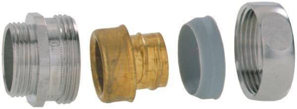 LAPP SILVYN US-M 32X1,5 IP 66 55501550 Verschraubung Messing vernickelt (Inhalt 25 Stück)