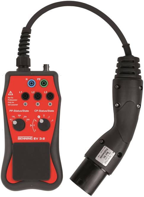 Benning Messadapter Prfg. BENNING EV 3-2 EVSE-Ladestationen Wallboxen 044169 Install.Baumaterial