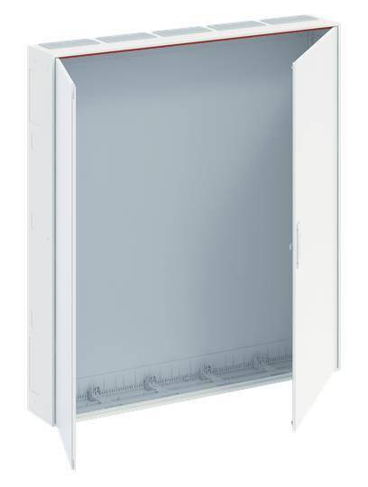 Ein transparentes Elektrogehäuse mit sichtbaren Kupferschienen, das zur Unterbringung von elektrischen Verbindungen und Komponenten verwendet wird.