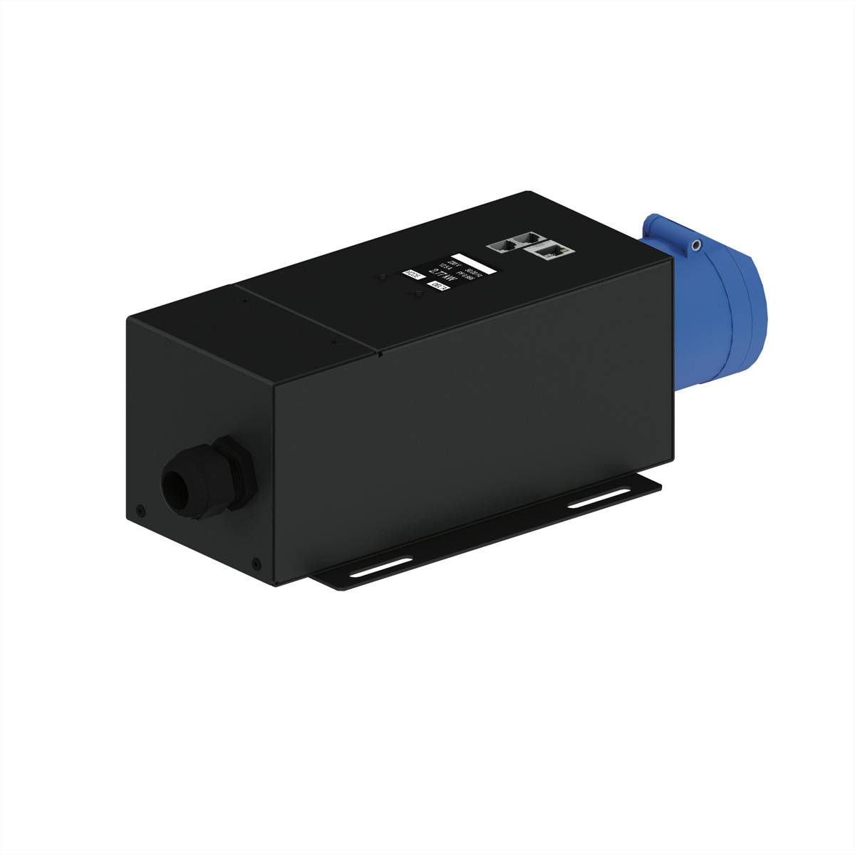 BACHMANN BlueNet CEE 16A 1 Phasig, Klemmblock, CEE Steckdose blau Steckdosenleisten