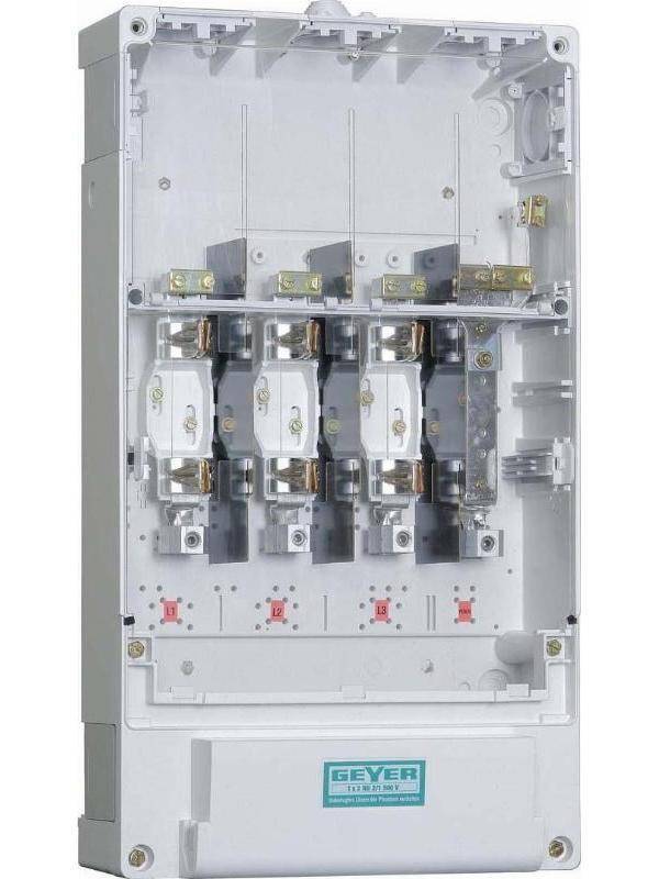 ABN Kabel-Hausanschlusskasten K12 HK837C 1x3xNH2/1 Install.Baumaterial ZÃ¤hlerschr./Verteilg