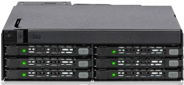 Backplane IcyDock 6x6,3cm SATAI-III in 1x5,25 HDD/SSD sw retail Multimedia-Technik
