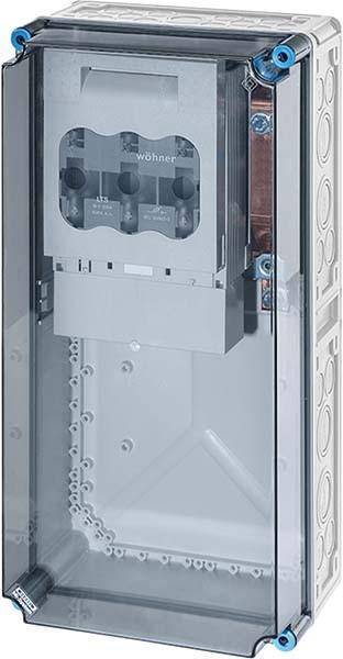 Hensel Mi-NH-Sicherungslast- Mi 6480 trennschaltergehÃ¤use , 1xNH 1 250A, 5pol Install.Baumaterial