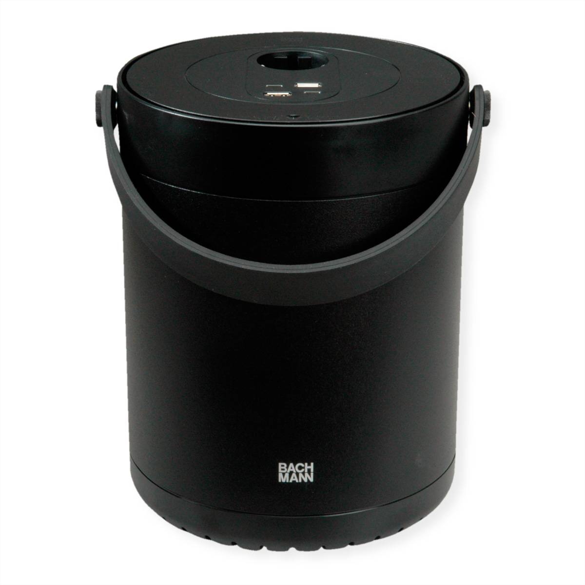 BACHMANN MOV:E POWER UNIT 1x CEE7/3 2x Charger USB-A/C, 220W, schwarz Akkuladegeräte