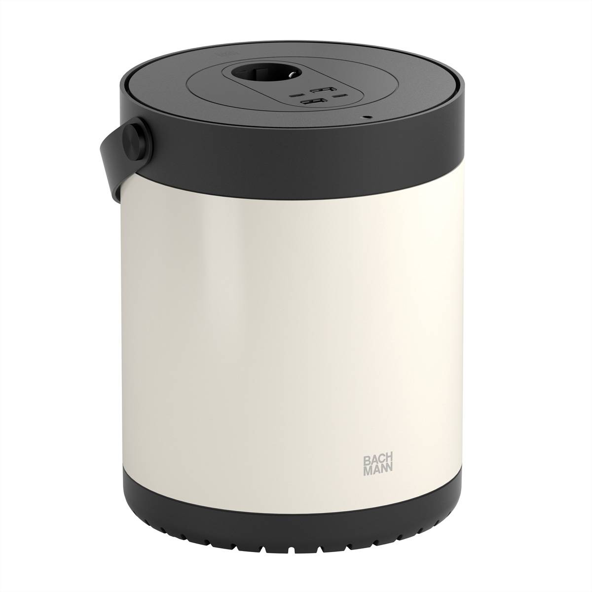 BACHMANN MOV:E POWER UNIT 1xCEE7/3 2x Charger USB-A/C, 220W, mit Security Lock Adapter, schwarz /