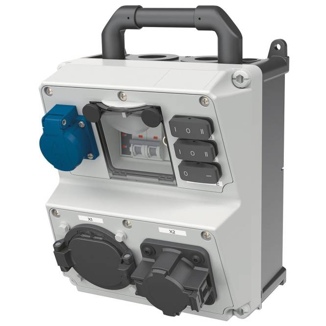 Mennekes Prüfbox TwInlet Typ F 320013 Install.Baumaterial Zählerschr./Verteilg Ladeinfrastruktur