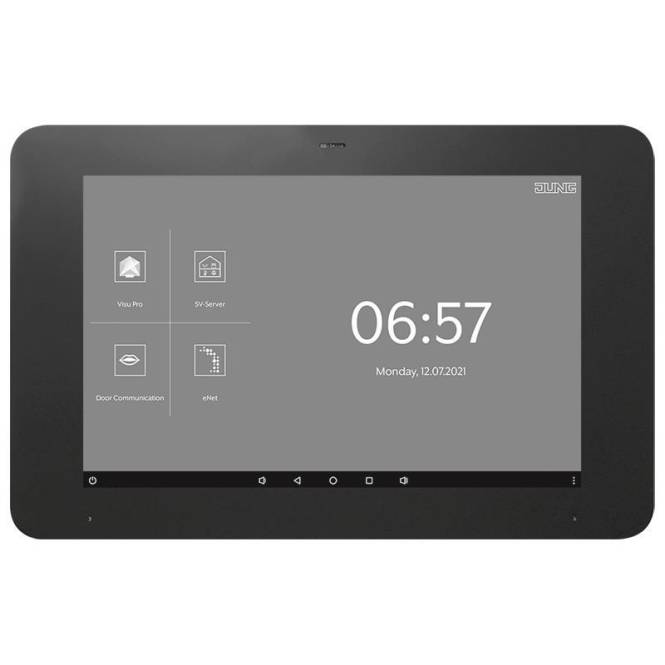 Jung Smart Control 8 203mm / 8 SC 0081 U schwarz Install.Baumaterial Schaltermat/Geb.Steu KNX