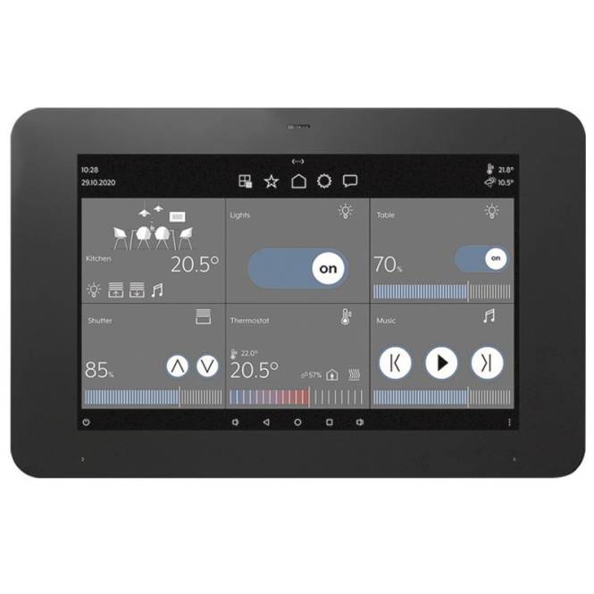 Jung KNX Smart Panel 8 SP0081U Install.Baumaterial Schaltermat/Geb.Steu KNX
