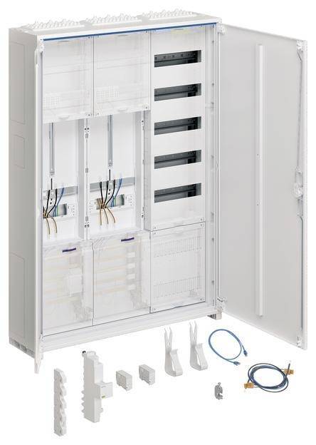 Hager Komplettschrank univ.Z ZB333T25W31 1100mm 2ZP 3feld 3Pkt APZ VT5rh ÃœSS ESA