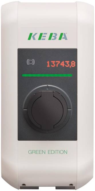 KEBA c-series Typ2 Socket RFID 121919 22KW P30-ES240022-E0R-GE Install.Baumaterial Ladeinfrastruktur