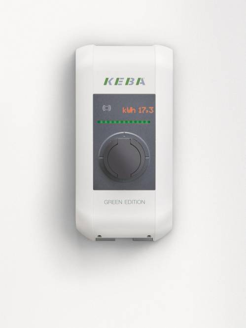 KEBA X-Series EN Type2 Socket 22KW RFID ME 128779 ISO 15118 hardware-ready Install.Baumaterial