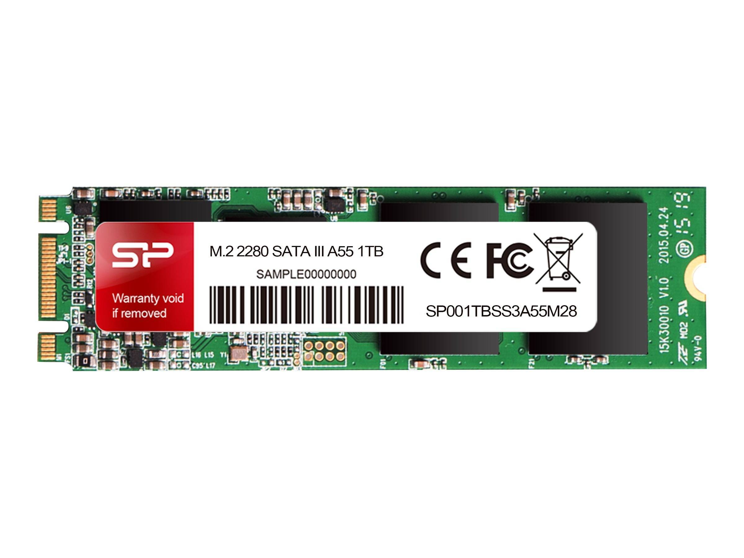 SSD 256GB Silicon Power M.2 2280 mSATA A55 3D Nand TLC Multimedia-Technik Solid State Drives