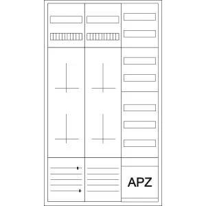 Eaton ZÃ¤hler-Komplettschrank fÃ¼r 300869 3-Punktbefestigung, ohne BestÃ¼ckung Install.Baumaterial
