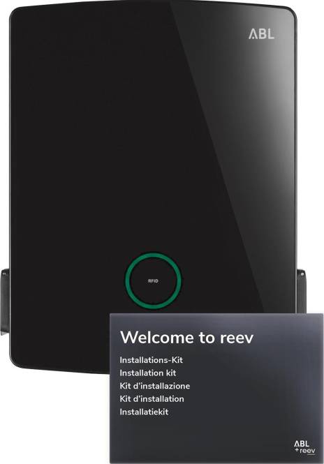 ABL Wallbox eM4 Twin REEV 100000181 Extender, 11/22 kW, 2x Typ 2 Steckdose Install.Baumaterial