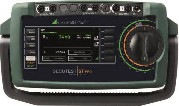 Ein Gerät mit der Bezeichnung „Secutest ST Pro