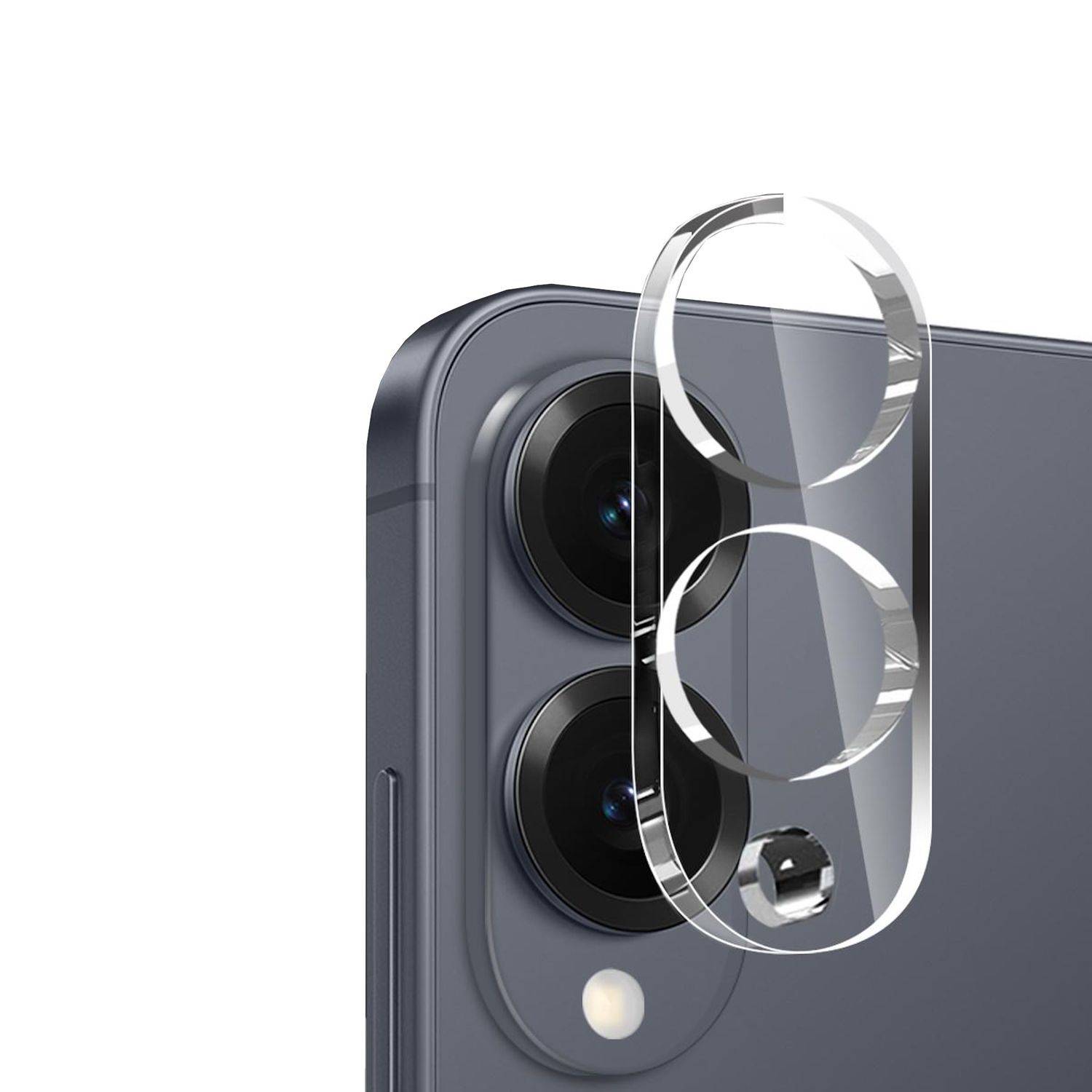 Für Samsung Galaxy S25 Edge 5G Hart Glas 9H Kamera Komplettschutz Transparent