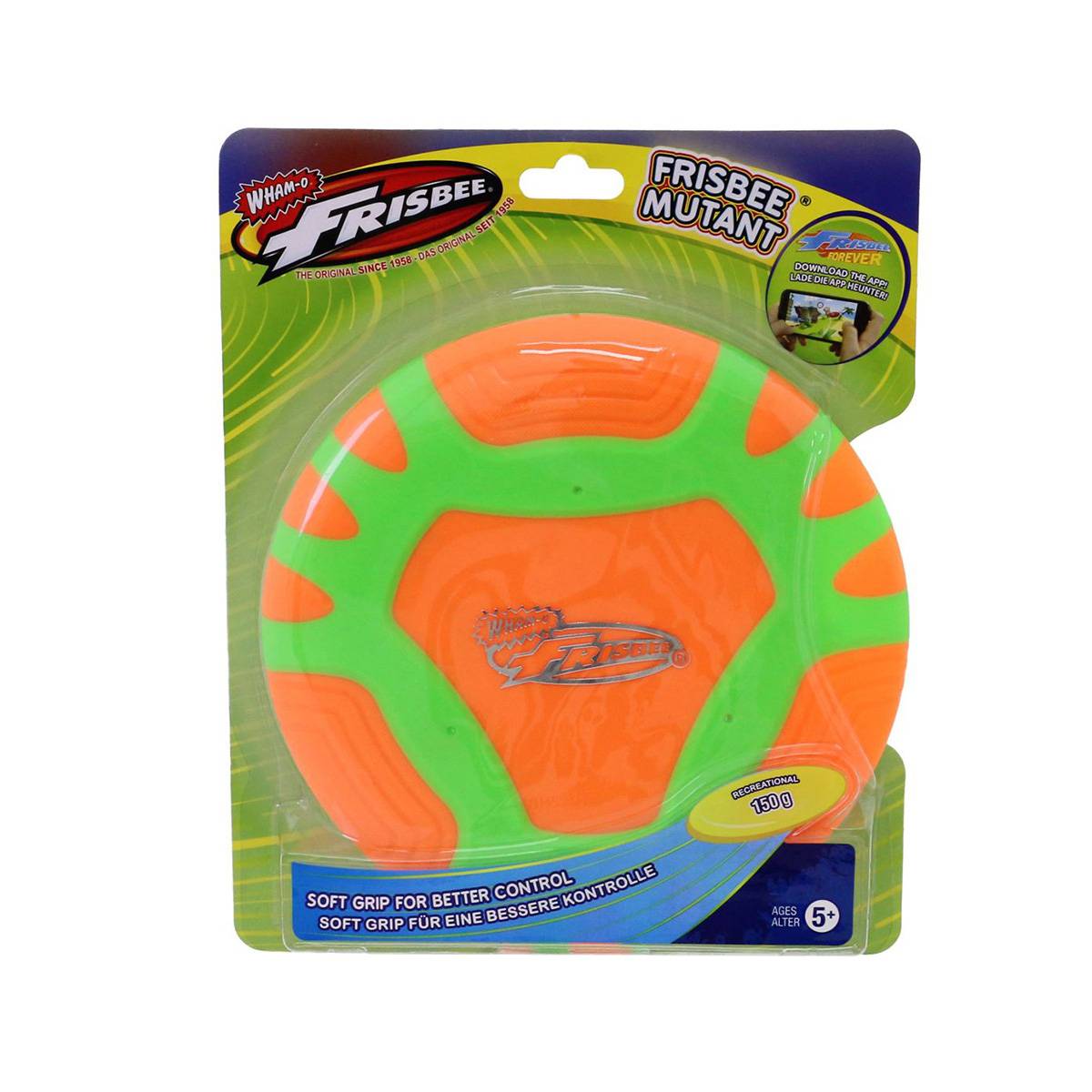 Sunflex 51201 - Wham-O Frisbee Mutant (orange/grün, 150g) werfen Wurfscheibe