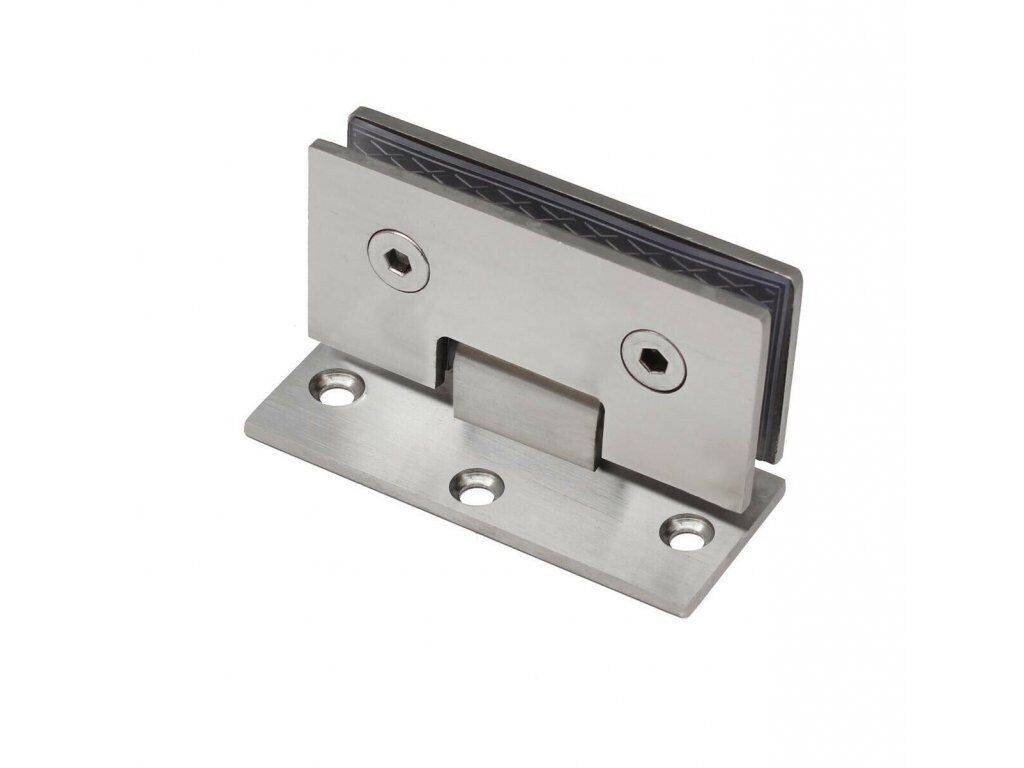 Edelstahl Glastür Scharnier Glas Halter Türbeschlag Glastürbeschlag Dusche Bad Wand / Glas B