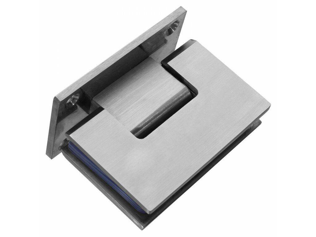 Edelstahl Glastür Scharnier Glas Halter Türbeschlag Glastürbeschlag Dusche Bad Wand / Glas A