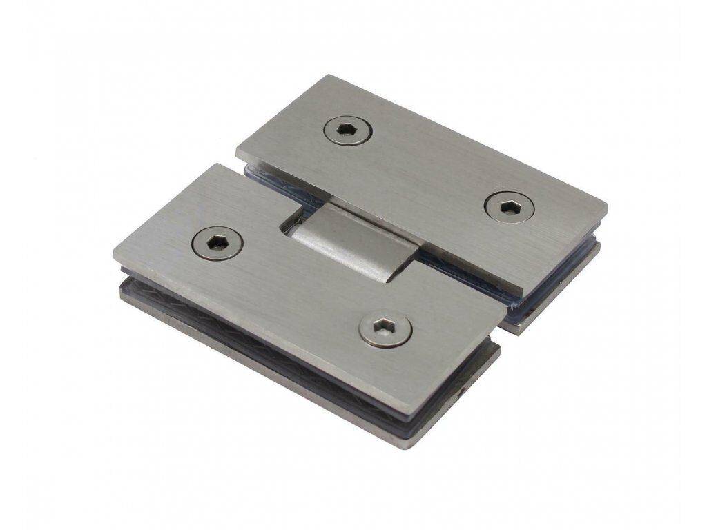 Edelstahl Glastür Scharnier Glas Halter Türbeschlag Glastürbeschlag Dusche Bad Glas / Glas