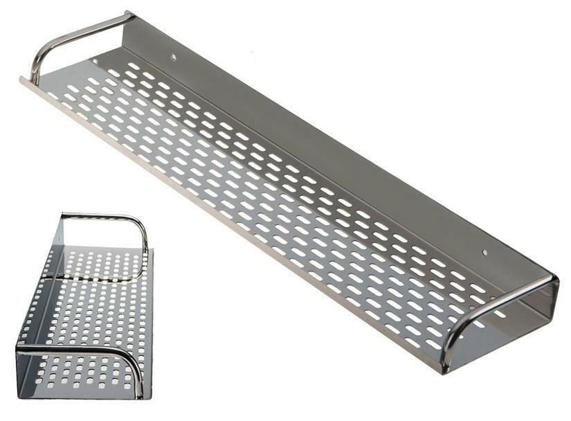 Edelstahl Küchenregal Gewürzregal Wandregal Regal Edelstahlregal Regalhalter Modell A 50cm