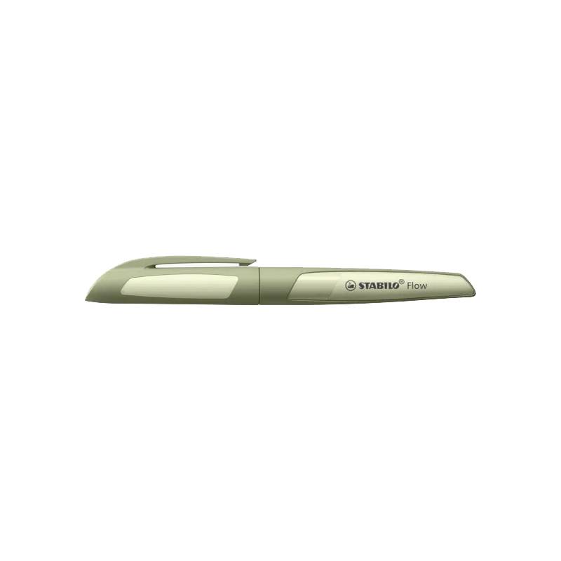 STABILO Flow MONOCHROME Patronenfüller pastellkaki M mittel