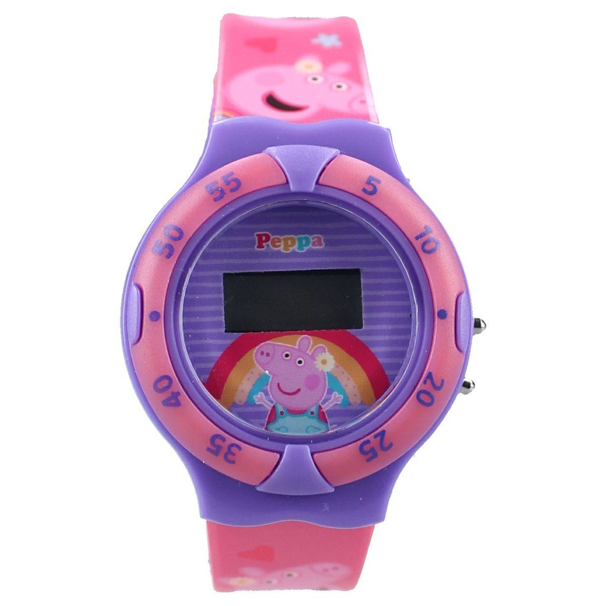 Peppa Pig Uhr „Kids Time!“ Perfekte Kinderuhr für Schule & Freizeit