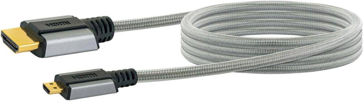 AINSTEIN HDMI auf Micro HDMI Konverter 2m – Perfekt für 4K & Full-HD Wiedergabe