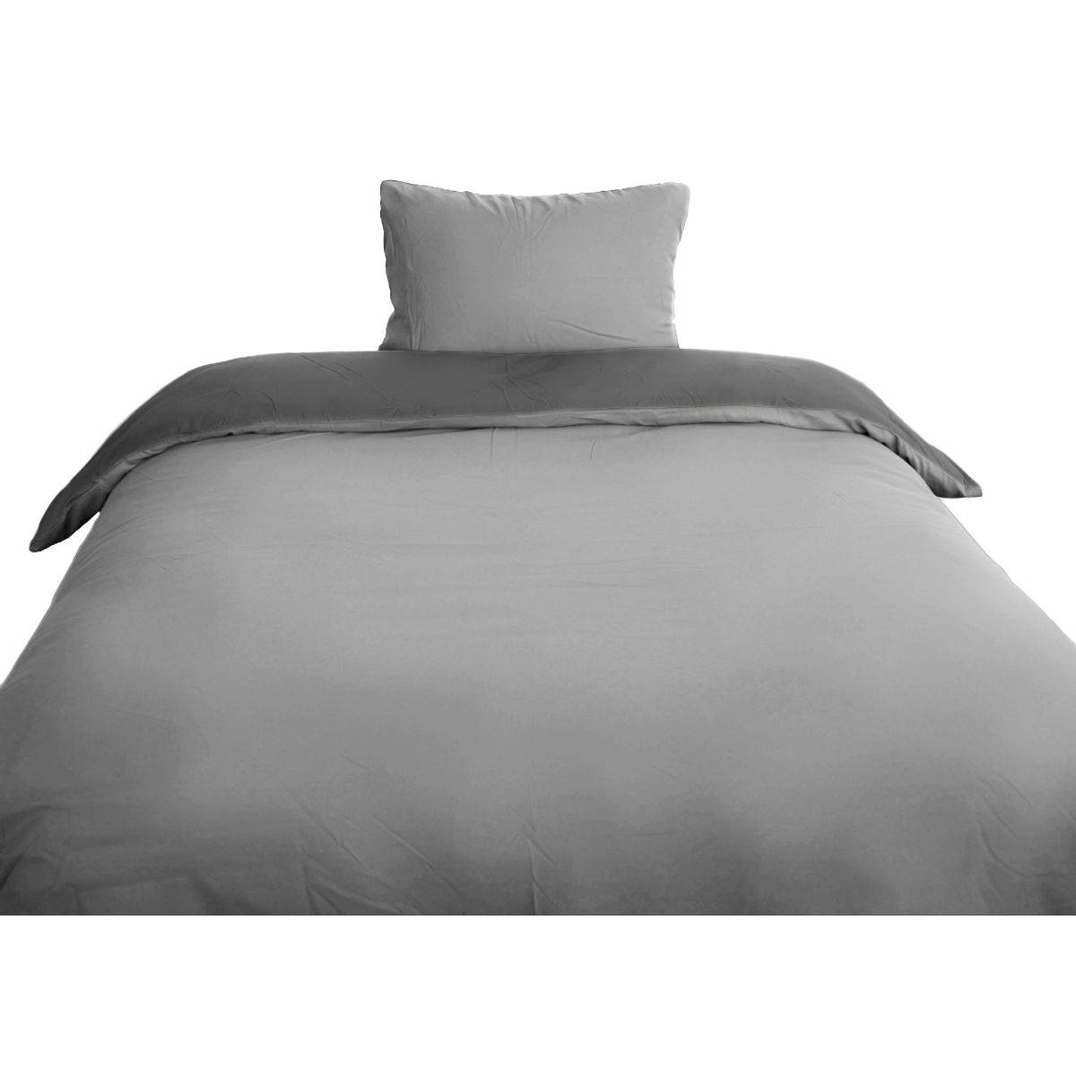 Microfaser Wende-Bettwäsche mit Reißverschluss, für Einzel- und Doppelbett 135 x200 cm + 80 x 80 cm