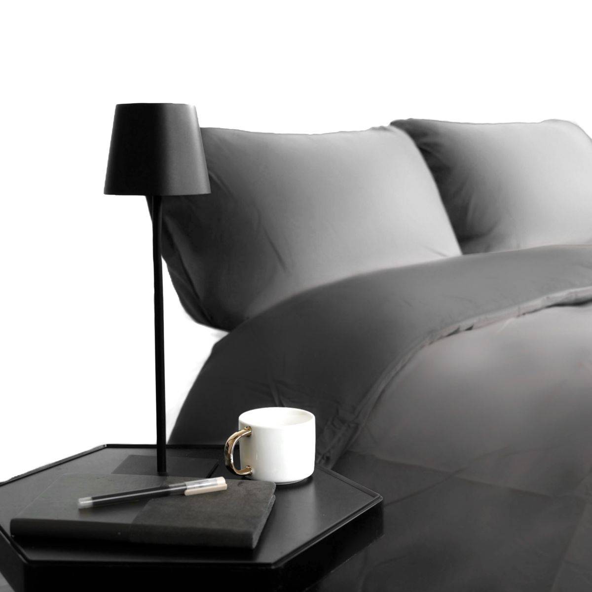 Microfaser Wende-Bettwäsche mit Reißverschluss, für Einzel- und Doppelbett 200 x 200 cm + 2x 80 x 80 cm