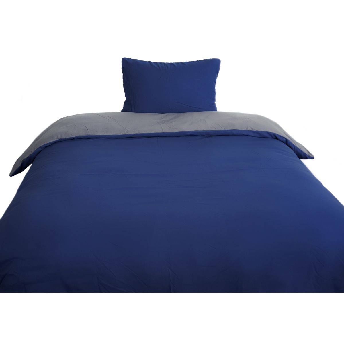 Microfaser Wende-Bettwäsche mit Reißverschluss, für Einzel- und Doppelbett 135 x 200 cm + 80 x 80 cm