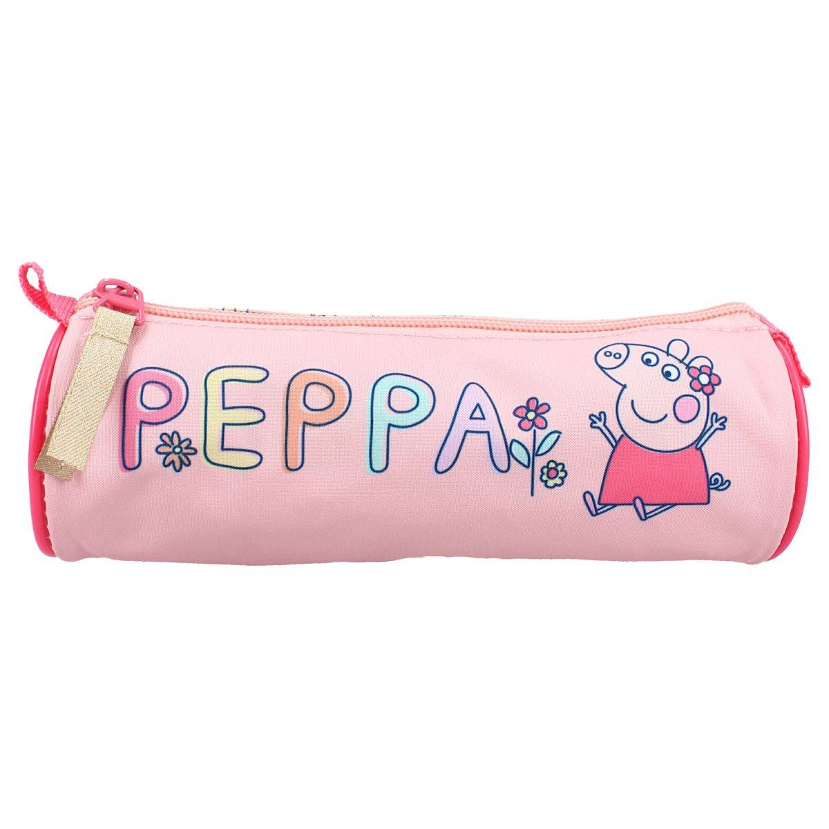 Peppa Pig Stiftemäppchen – Rosa Schlampermäppchen mit zwei Fächern