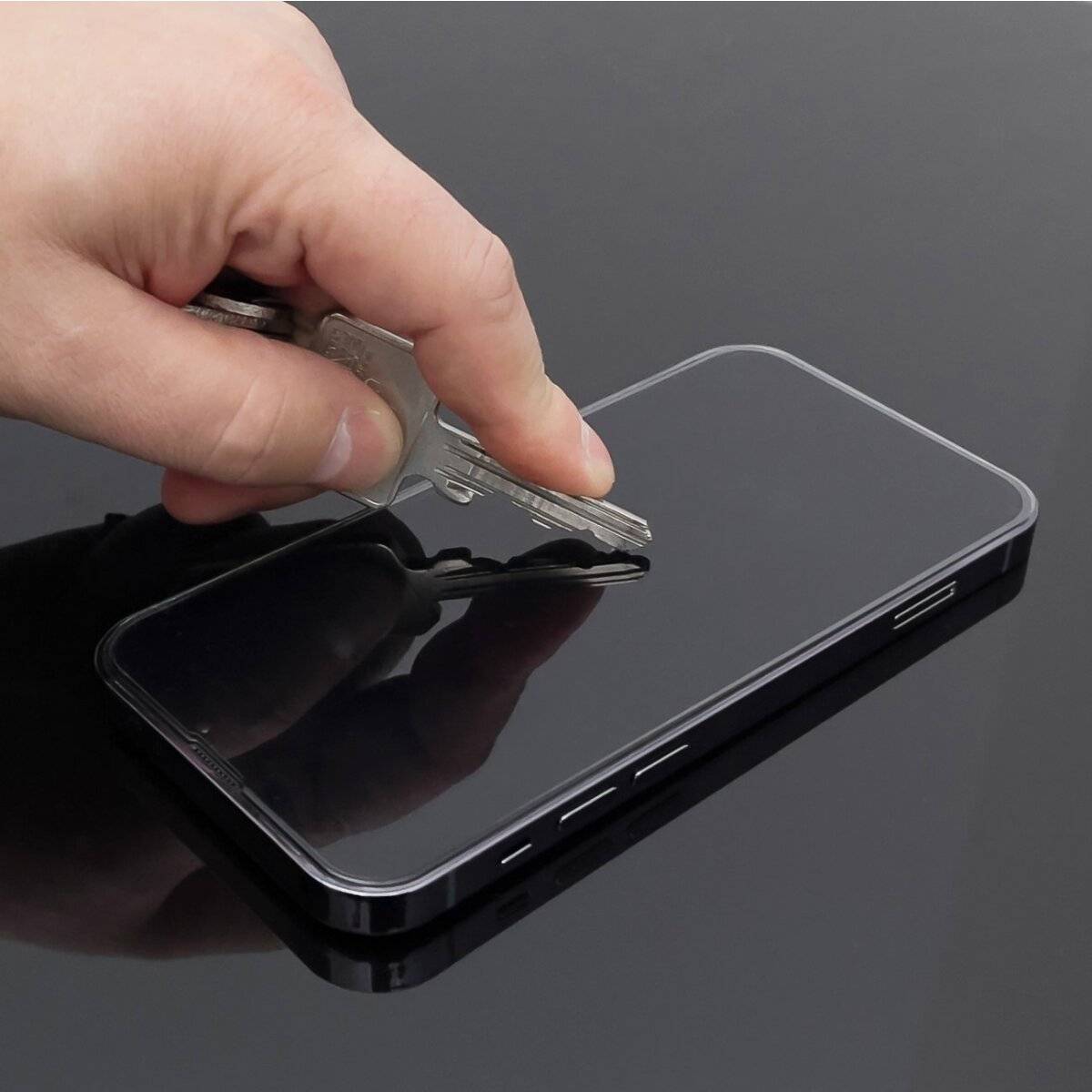 Full-screen Privacy Schutzglas 5D Hartglas Blickschutz kompatibel mit iPhone 16e