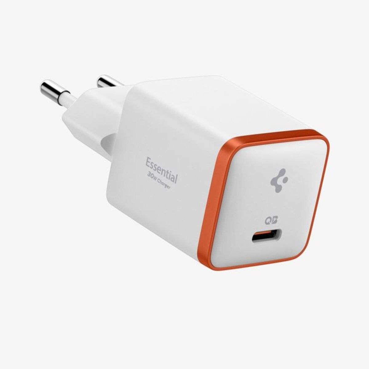 Wand-Ladegerät USB-C PD + QC3.0 30W - kompatibel mit iOS, Android Weiß