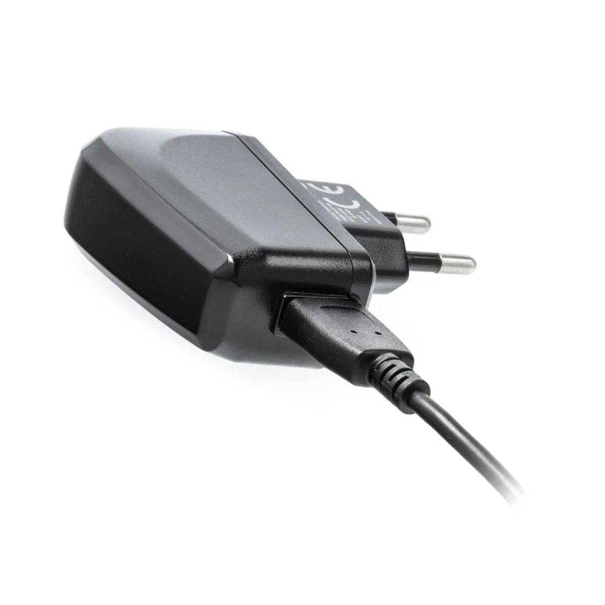 USB A Wandladegerät + USB A auf USB Typ C Kabel 2A 10W in Schwarz