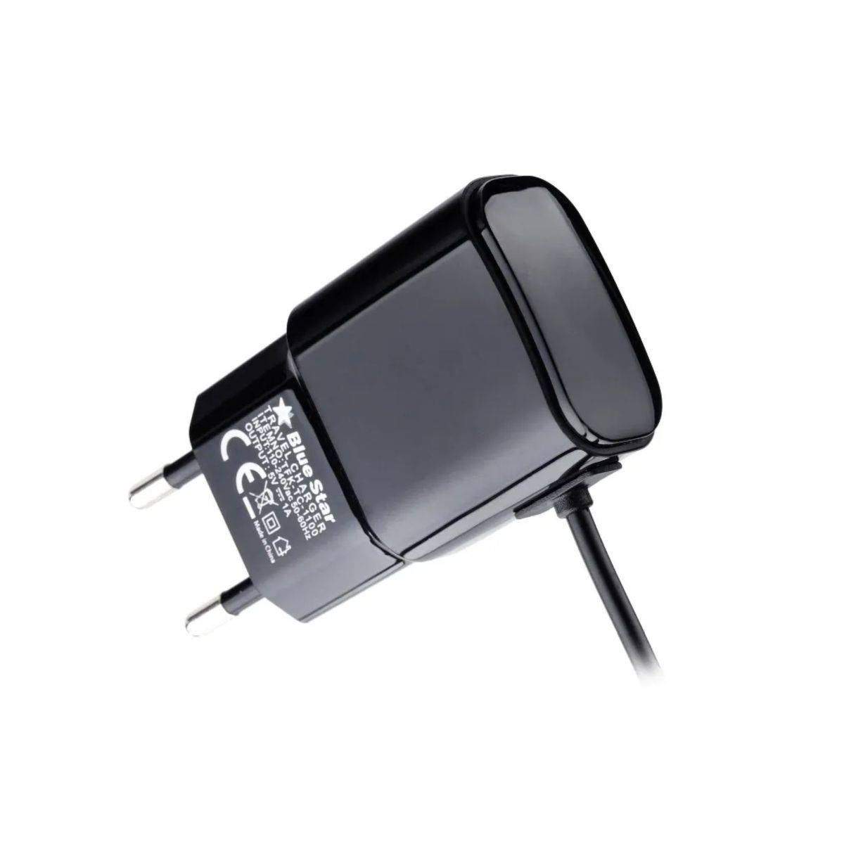 Wandladegerät mit Micro USB-Kabel in Schwarz 2A 10W