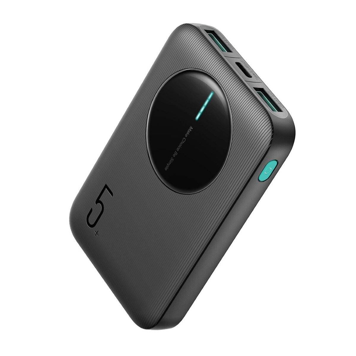 Powerbank Joyroom JR-PBF13 5000mAh 2,4A 2x USB-A 1x USB-C in Schwarz