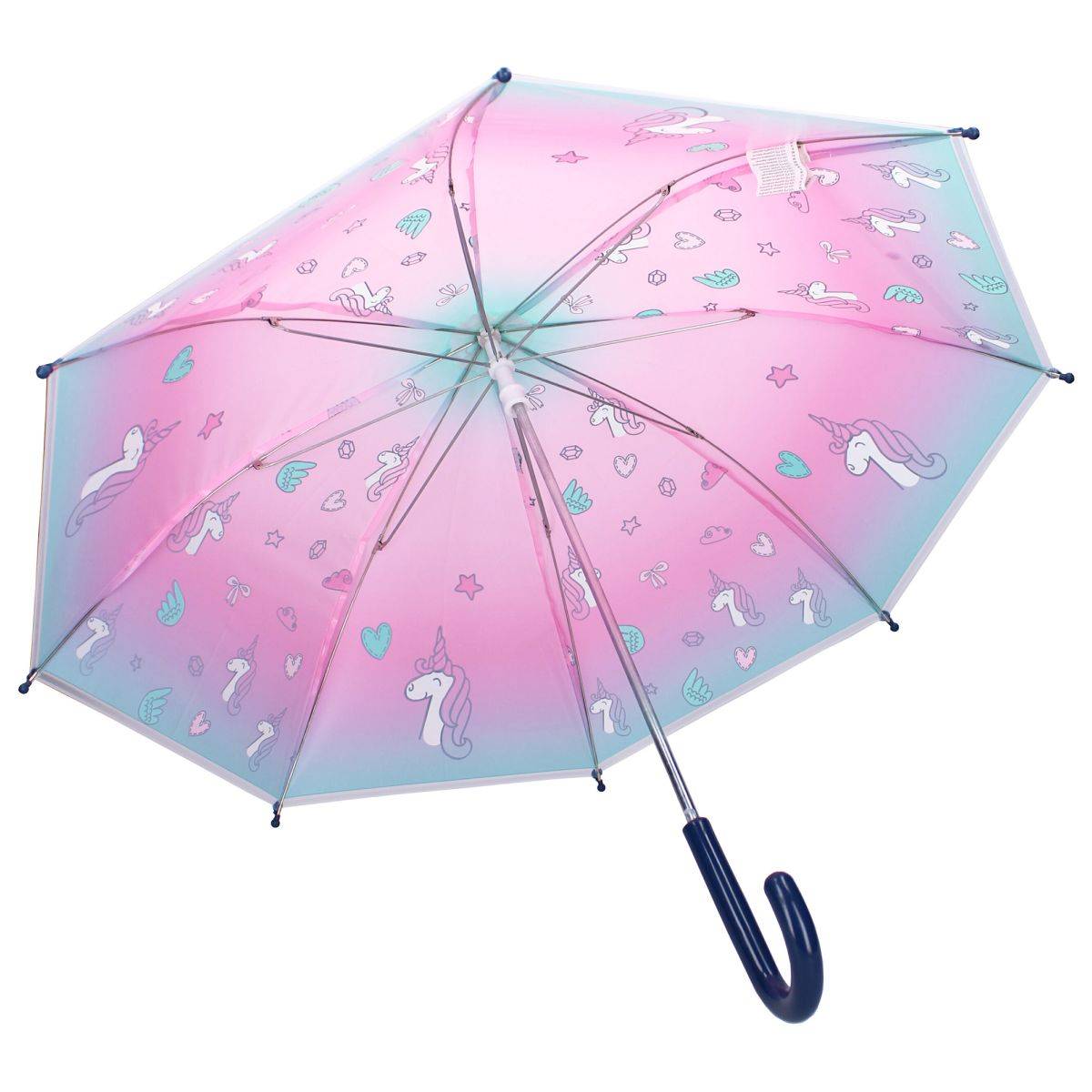 Milky Kiss Kinder-Regenschirm ? 70 cm Unicorn-Design Schutz vor Regen und UV
