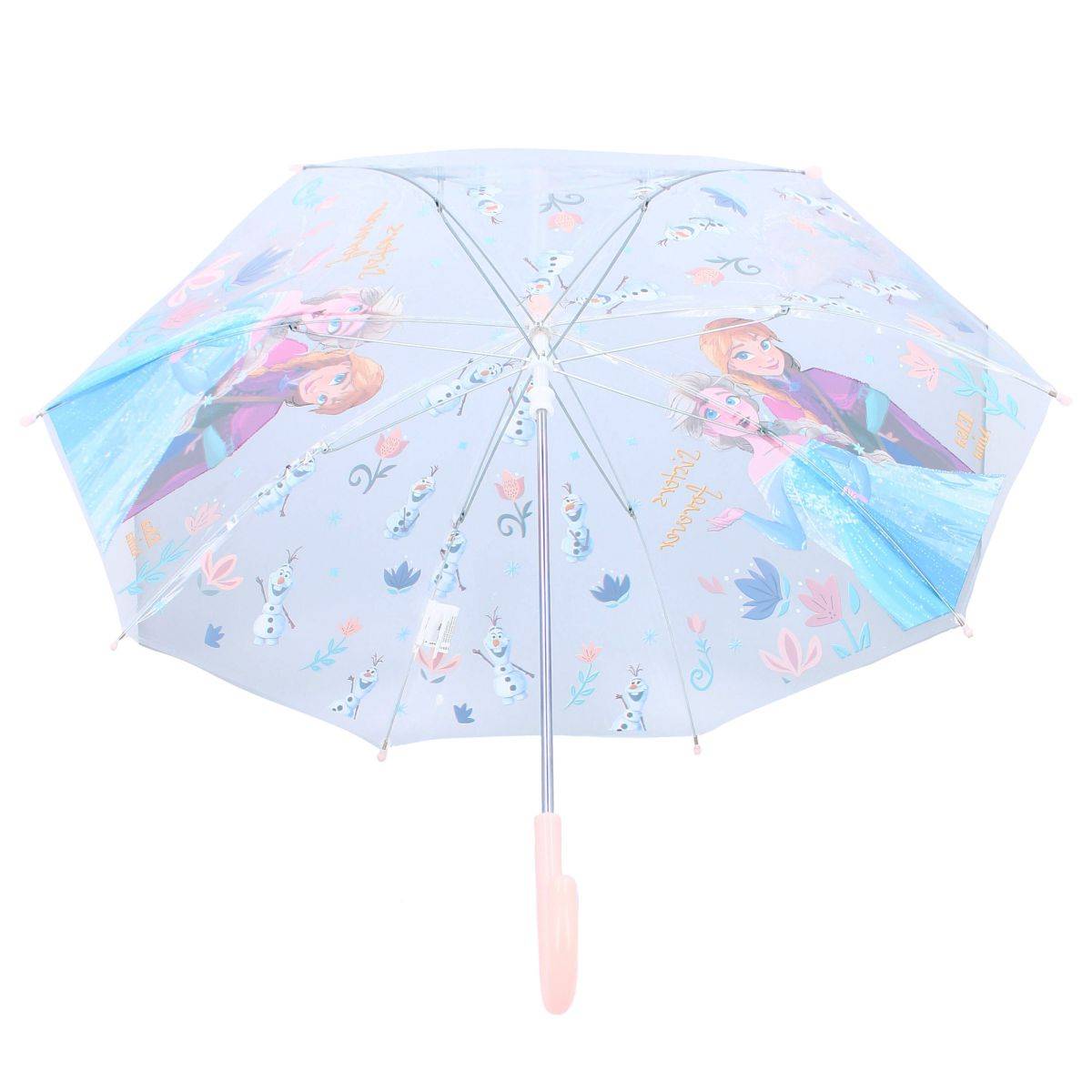 Disney Frozen II Schirm Ø 71 cm – Bunter Regenschirm für Kinder mit Elsa und Anna